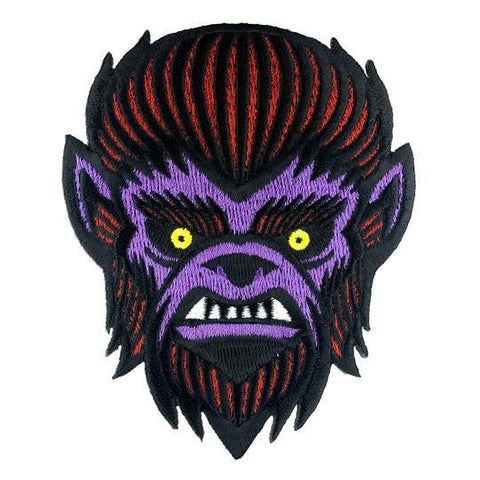 MO-Wolf Man Head Patch