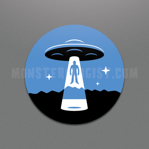 MO-Alien Abduction Circle Sticker